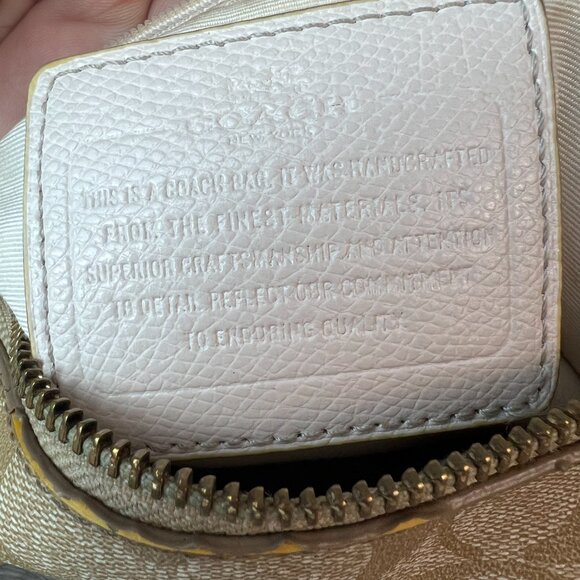 Coach Rowan Satchel Bag In Signature Canvas F34084 - Picture 6 of 7